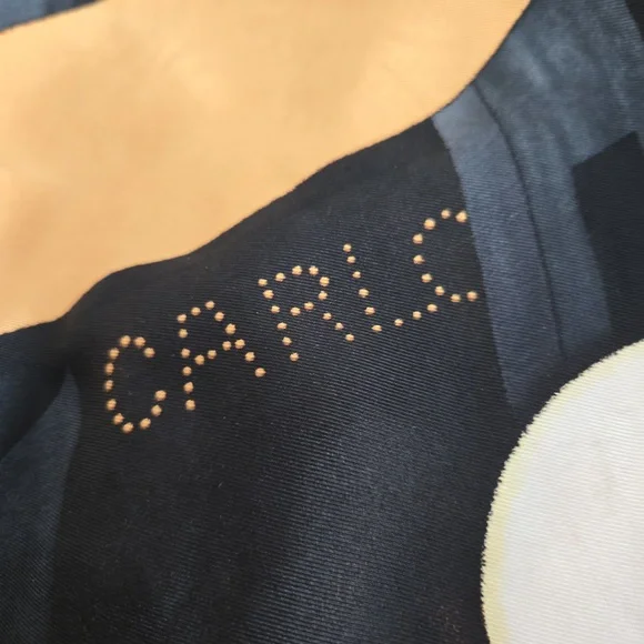 Vintage Metropolitan Museum Of Art "I Saw the Figure 5" Silk Scarf - Picture 11 of 12